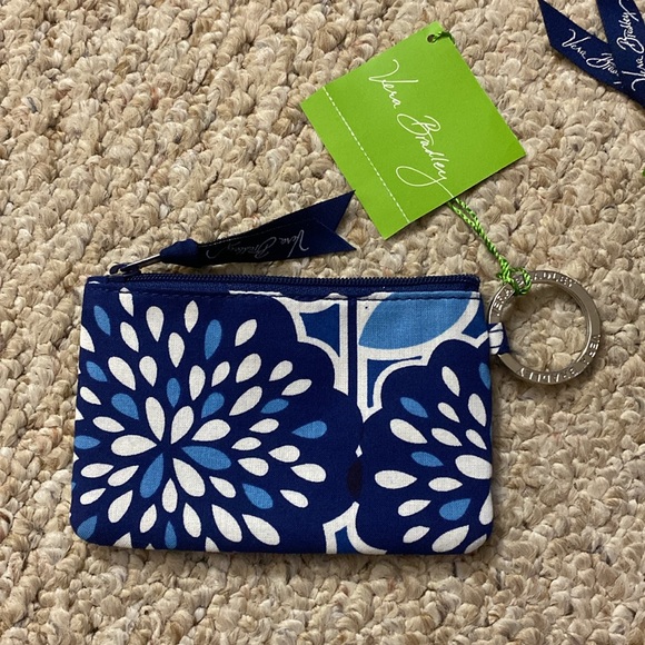 Vera Bradley Petal Splash. Zip ID and Mirror Cosmetic bag. - Picture 4 of 8